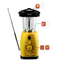 LED Camping Lantern with Radio Phone Charger